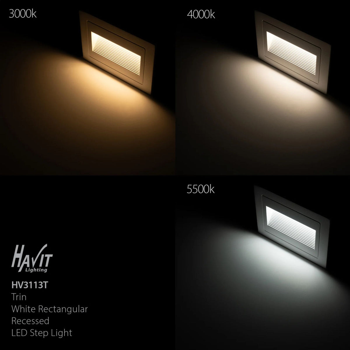 Havit TRIN 240V Rectangular Recessed LED Step Light-Havit Lighting-Ozlighting.com.au