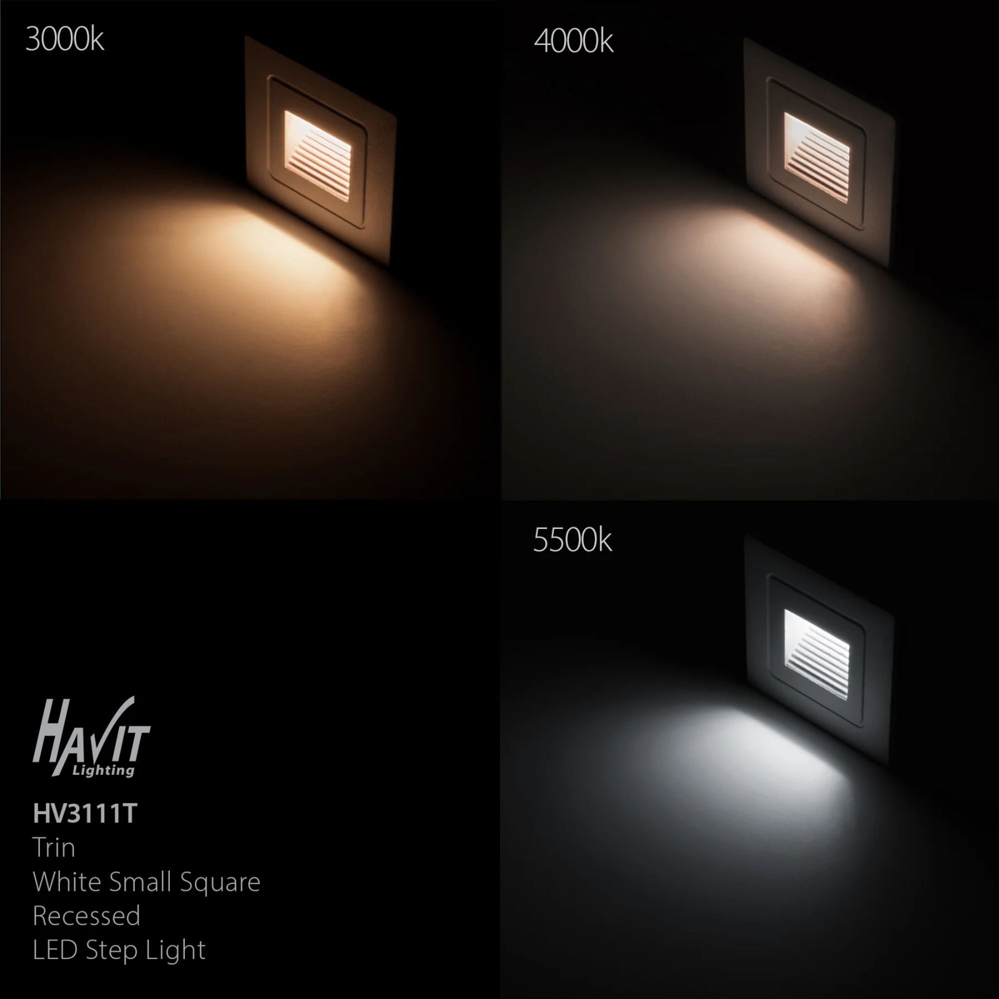 Havit TRIN - Small Square Recessed LED Step Light-Havit Lighting-Ozlighting.com.au