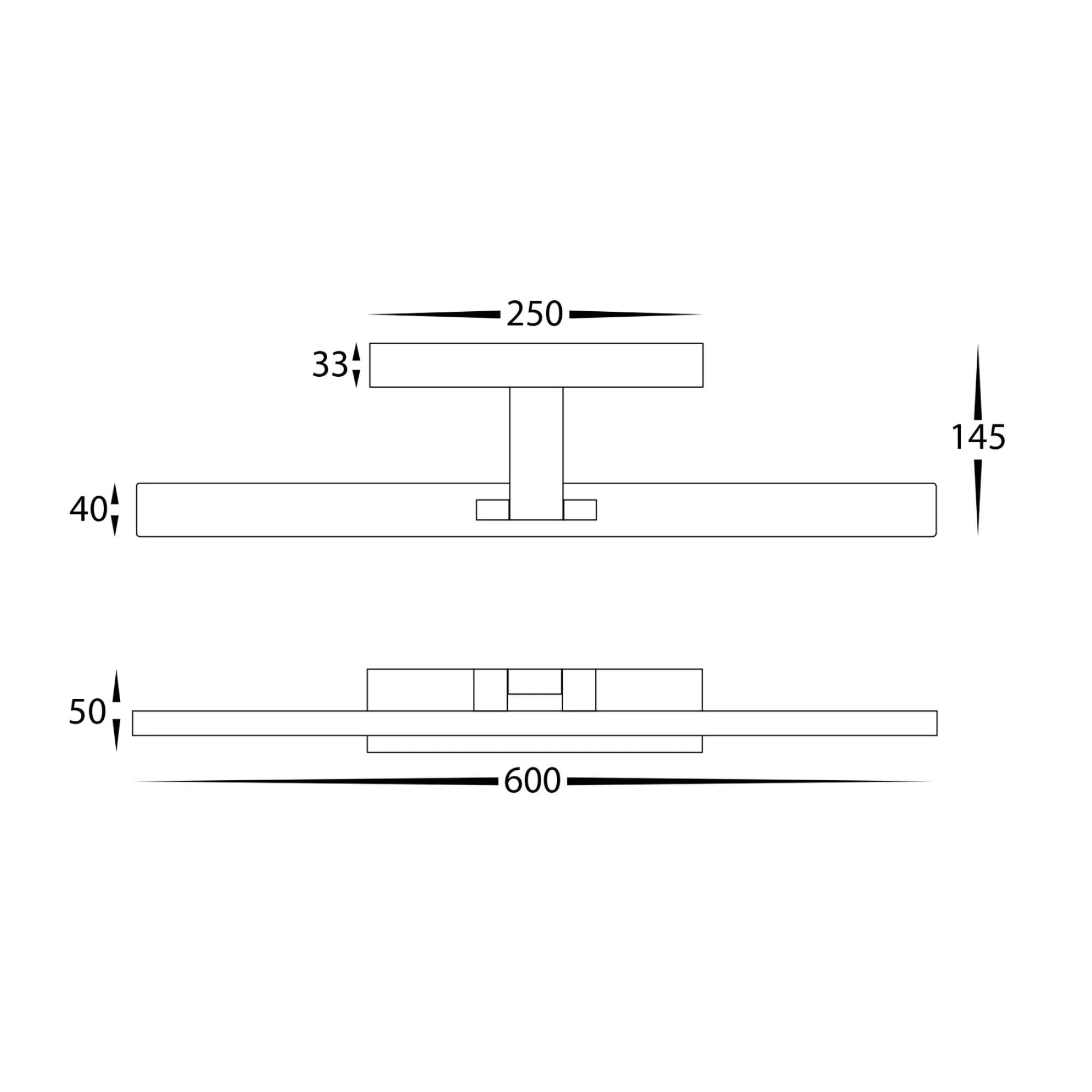 Havit VANITA - 600mm Adjustable Wall Light-Havit Lighting-Ozlighting.com.au