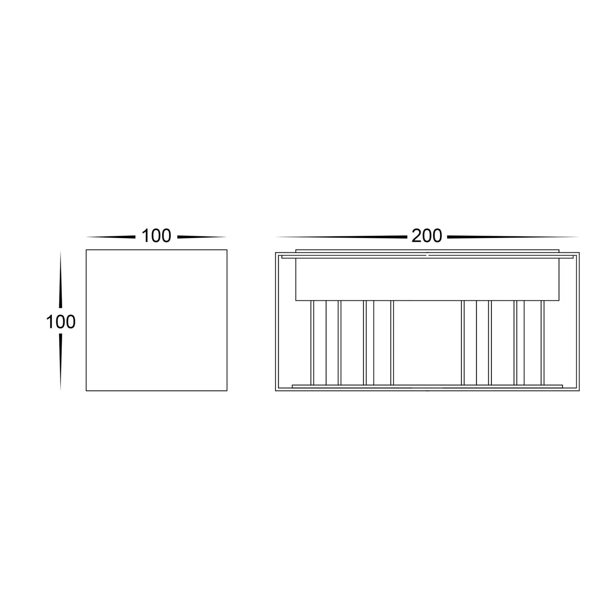 Havit VERSA - 4x3W Up & Down Square Wall Light-Havit Lighting-Ozlighting.com.au
