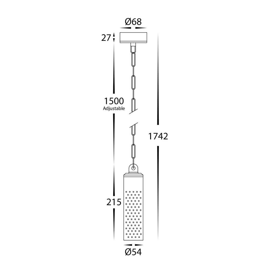 Havit WILLOW - 5W Cylinder GU10 Pendant Light-Havit Lighting-Ozlighting.com.au