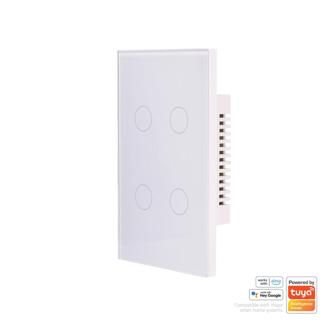 Havit - White Wifi Gang Wall Switch-Havit Lighting-Ozlighting.com.au