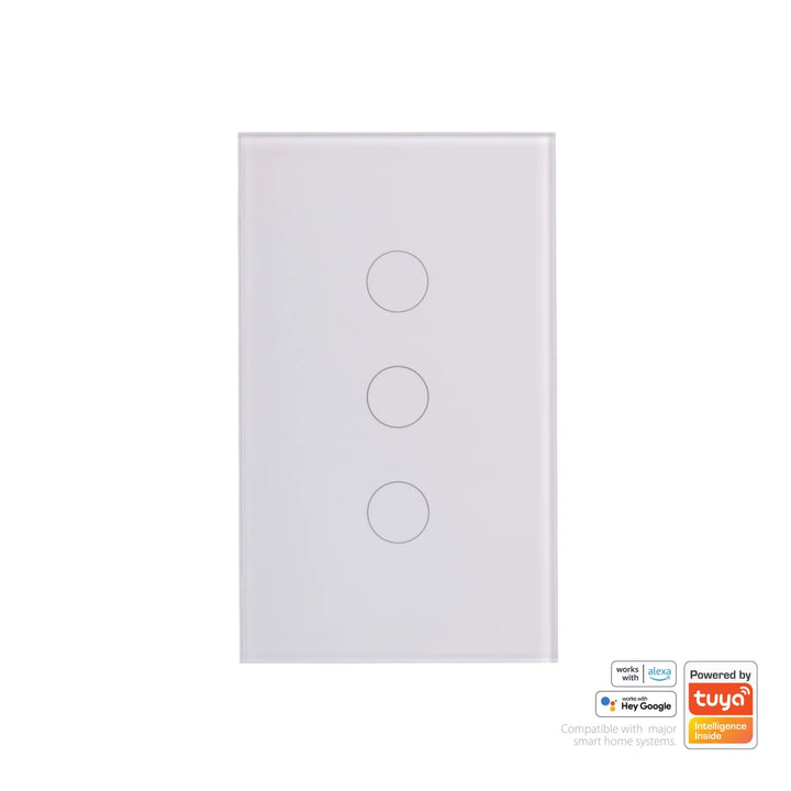 Havit - White Wifi Gang Wall Switch-Havit Lighting-Ozlighting.com.au