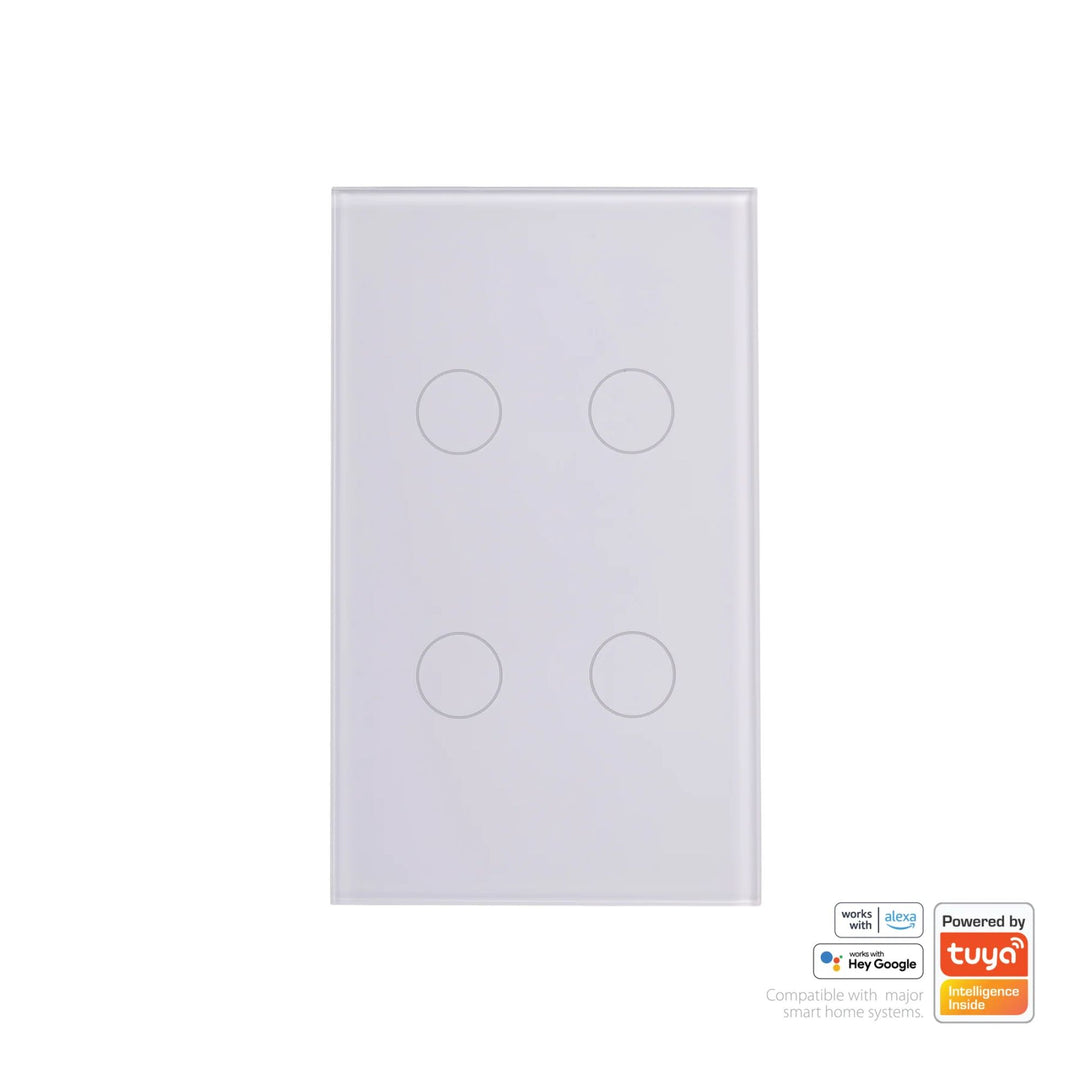 Havit - White Wifi Gang Wall Switch-Havit Lighting-Ozlighting.com.au