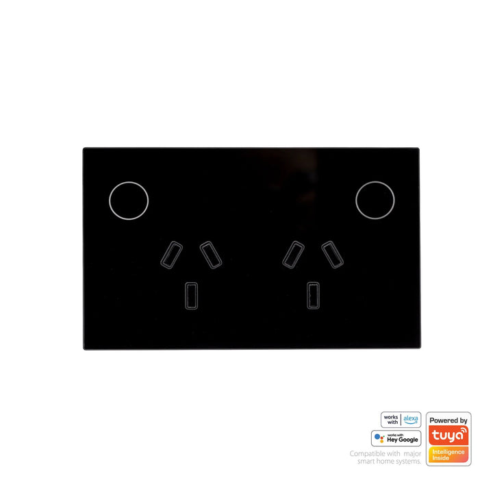 Havit - Wifi Double Powerpoint-Havit Lighting-Ozlighting.com.au