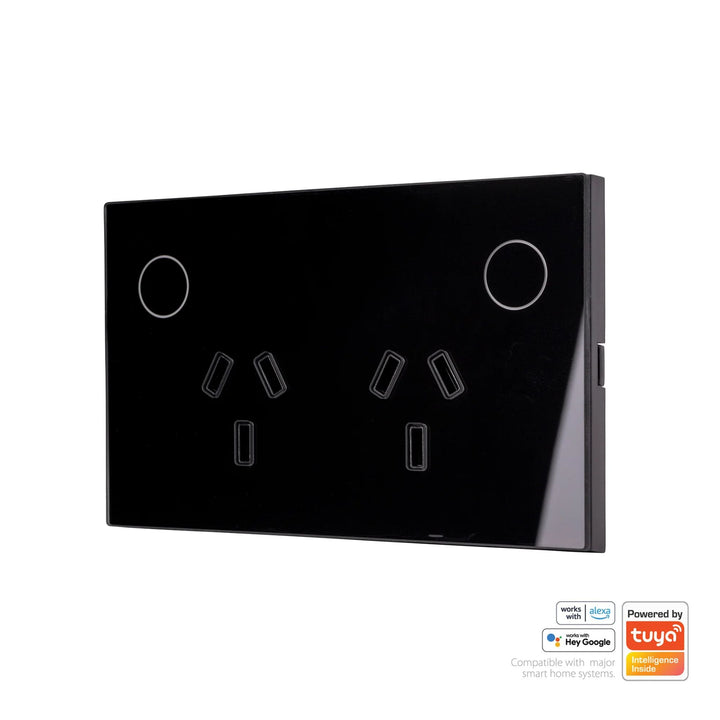 Havit - Wifi Double Powerpoint-Havit Lighting-Ozlighting.com.au