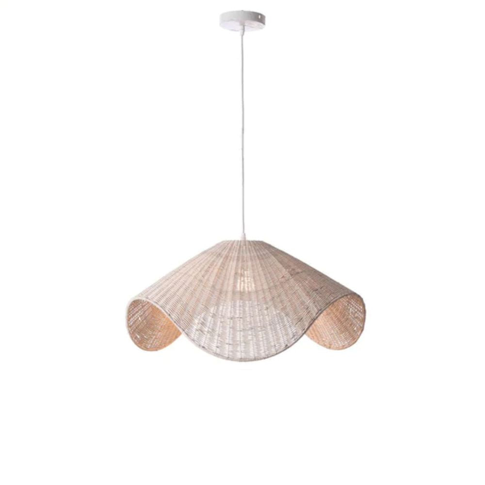 Lexi ADAYA Pendant - 1 Light, Rattan-Lexi Lighting-Ozlighting.com.au