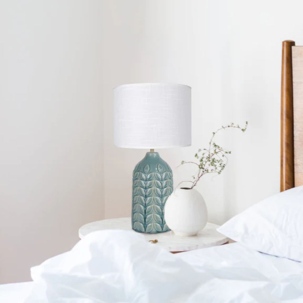 Lexi BLOOM Table Lamp - Textured, Green-Lexi Lighting-Ozlighting.com.au
