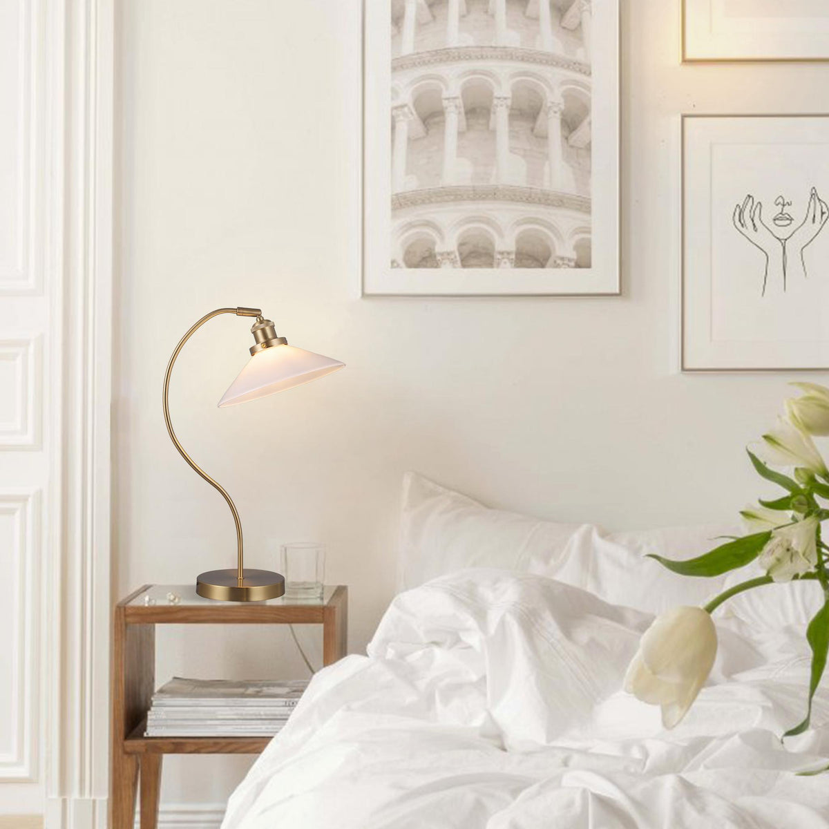 Lexi GEMMA Table Lamp - Glass-Lexi Lighting-Ozlighting.com.au