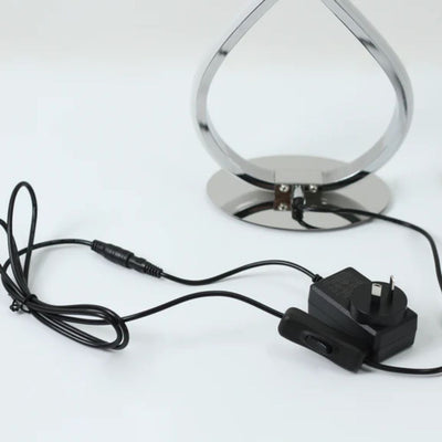 Lexi INFINITE - LED Chrome-Coloured Metal Table Lamp 2900K-Lexi Lighting-Ozlighting.com.au