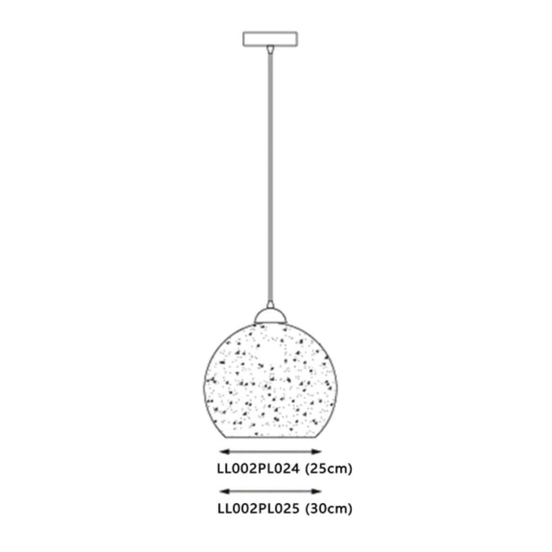 Lexi JAVARONE - 1 Light Glass Pendant-Lexi Lighting-Ozlighting.com.au