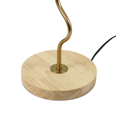 Lexi KALMAR - Metal & Wood Table Lamp-Lexi Lighting-Ozlighting.com.au