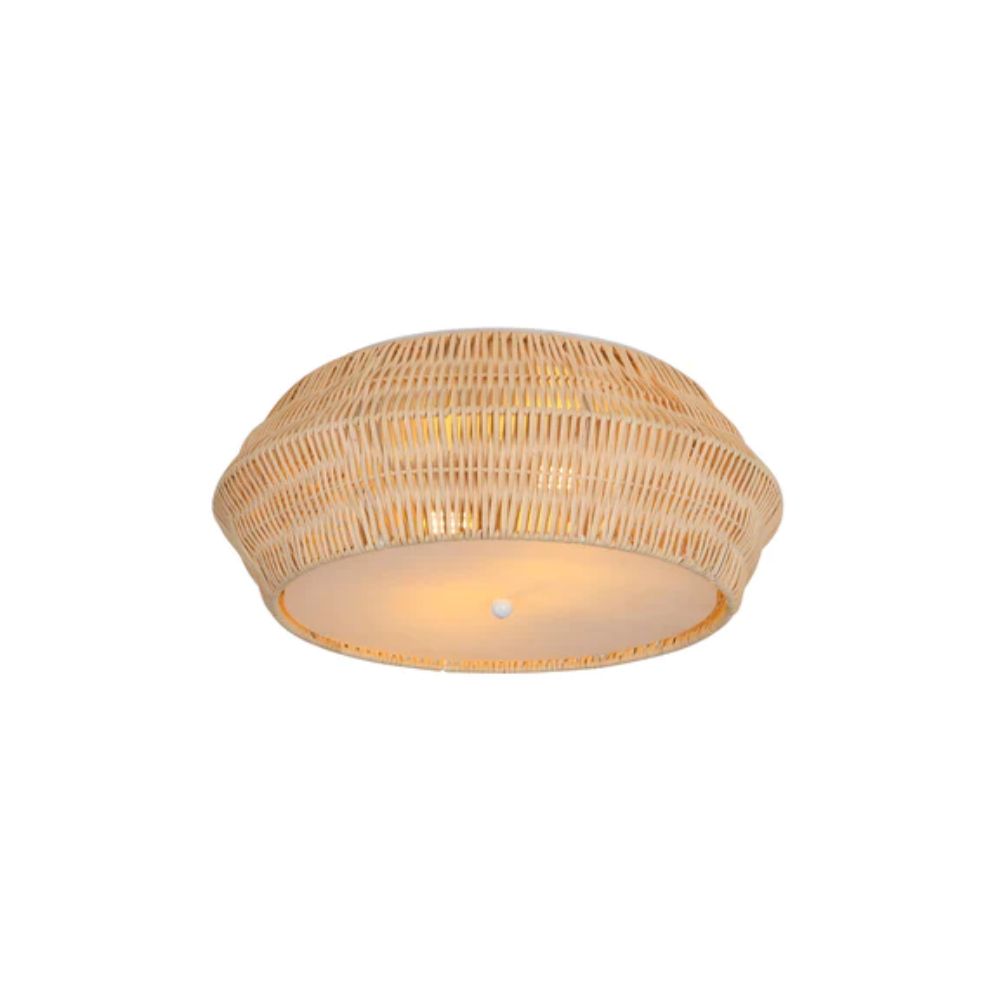 Lexi KIRI Ceiling Light - Rattan-Lexi Lighting-Ozlighting.com.au