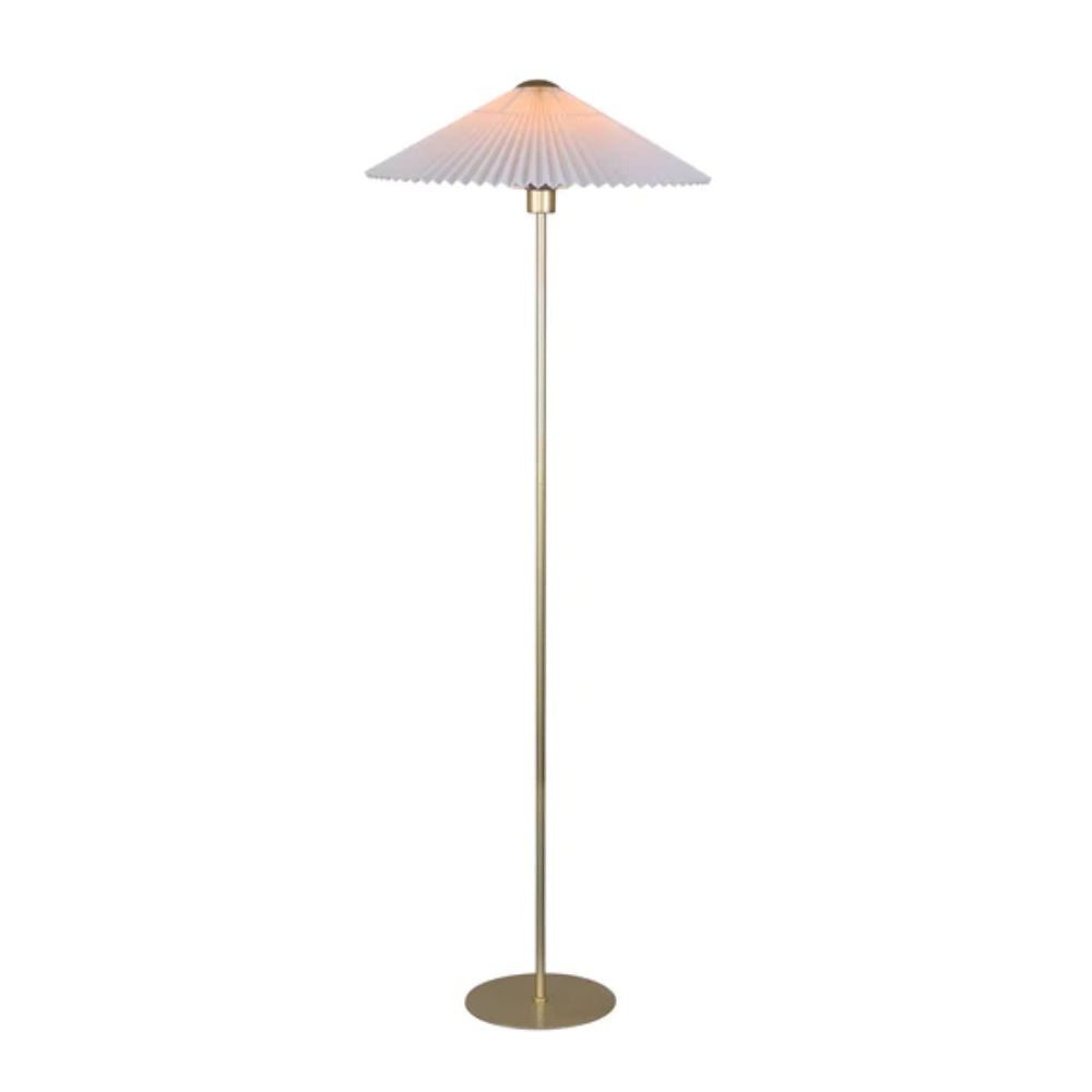 Lexi PECK Floor Lamp - Pleated Shade-Lexi Lighting-Ozlighting.com.au