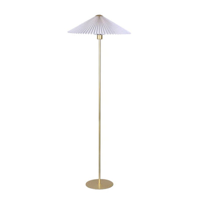 Lexi PECK - Metal Floor Lamp with Pleated Shade-Lexi Lighting-Ozlighting.com.au