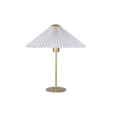 Lexi PECK - Metal Table Lamp with Pleated Shade-Lexi Lighting-Ozlighting.com.au