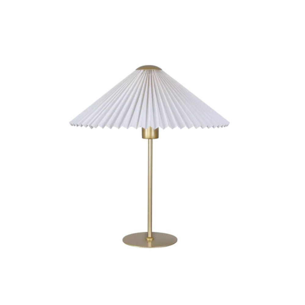 Lexi PECK Table Lamp - Pleated Shade-Lexi Lighting-Ozlighting.com.au