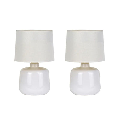 Lexi REILLY - Ceramic Table Lamps | Set Of 2-Lexi Lighting-Ozlighting.com.au