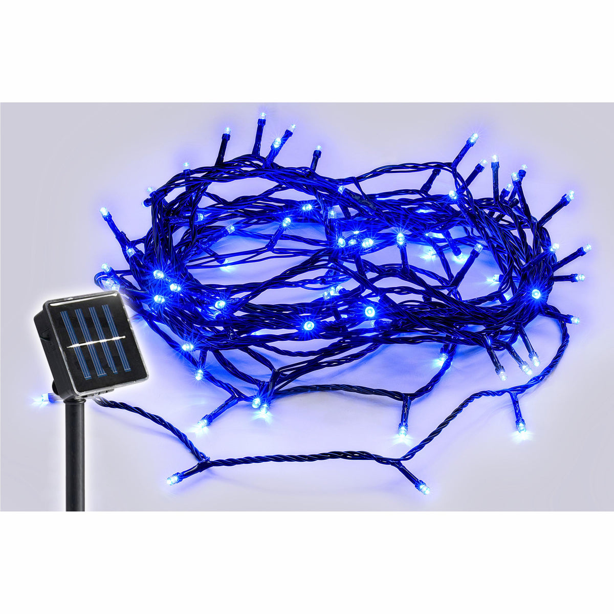 Lexi Solar 420 LED Fairy Light Chain Dark Green Cable-Lexi Lighting-Ozlighting.com.au