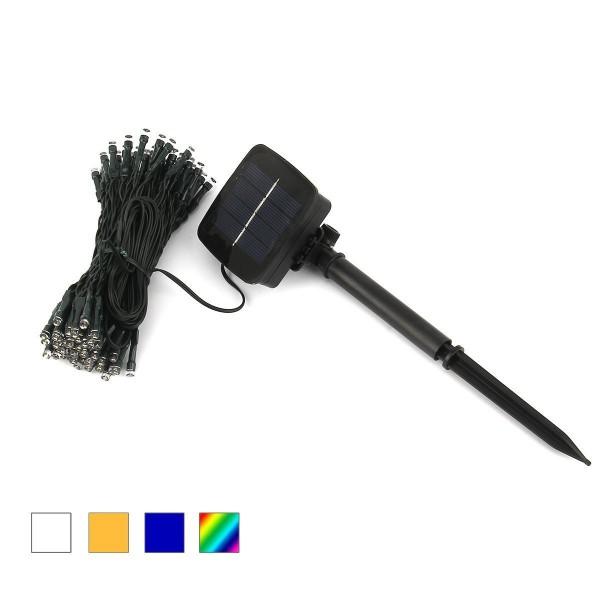 Lexi Solar 420 LED Fairy Light Chain Dark Green Cable-Lexi Lighting-Ozlighting.com.au