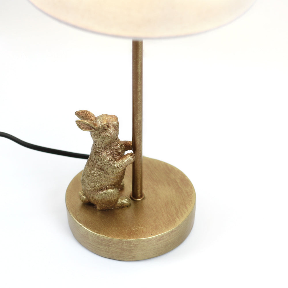 Lexi TWO RABBITS PLAYING - Table Lamp