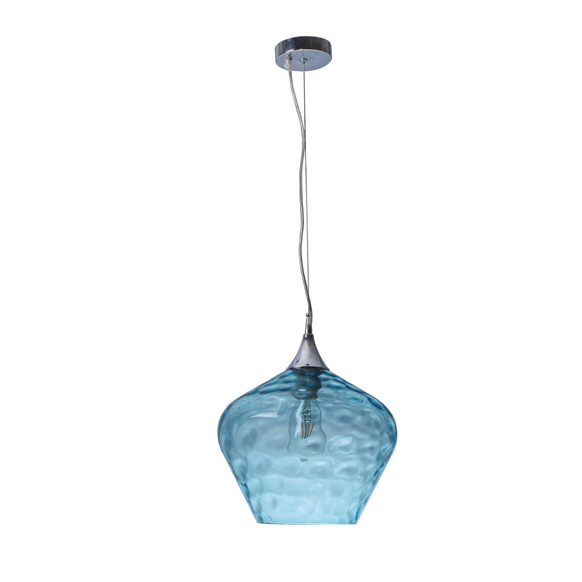 Lexi ZYLA Pendant - 1 Light Glass-Lexi Lighting-Ozlighting.com.au