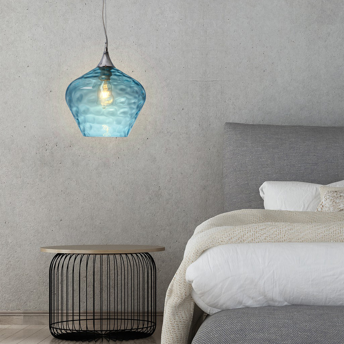 Lexi ZYLA Pendant - 1 Light Glass-Lexi Lighting-Ozlighting.com.au