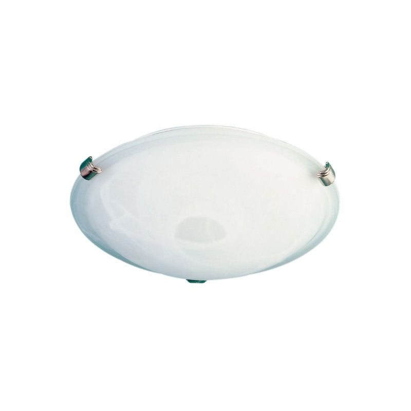 Lummax AC-045-30 - 1xE27 30cm Round Alabaster Oyster Ceiling Light IP20-Lummax-Ozlighting.com.au