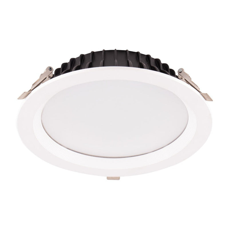 Lummax DL8040 - 40W LED Round Deep Face Commercial Downlight IP20 White-Lummax-Ozlighting.com.au