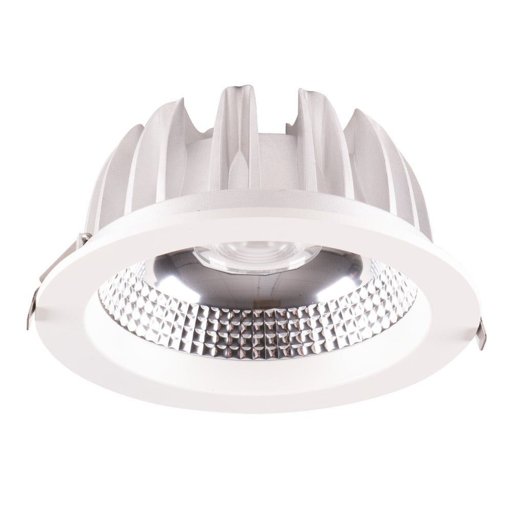 Lummax DL850 LED Downlight - 50W, IP20, Round, COB, Deep Face, Commercial, White-Lummax-Ozlighting.com.au