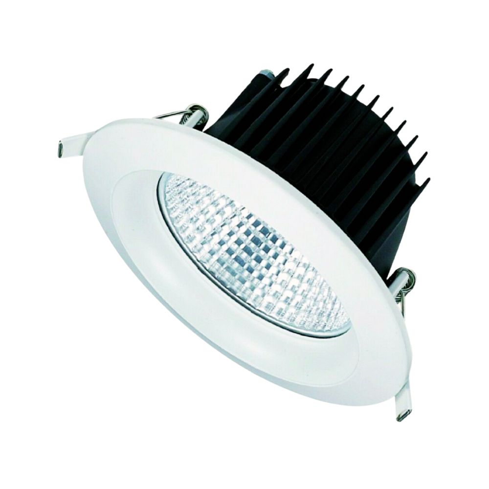 Lummax DL9810 LED Downlight - 10W, Dimmable, IP44, COB, Round, Deepset, White-Lummax-Ozlighting.com.au