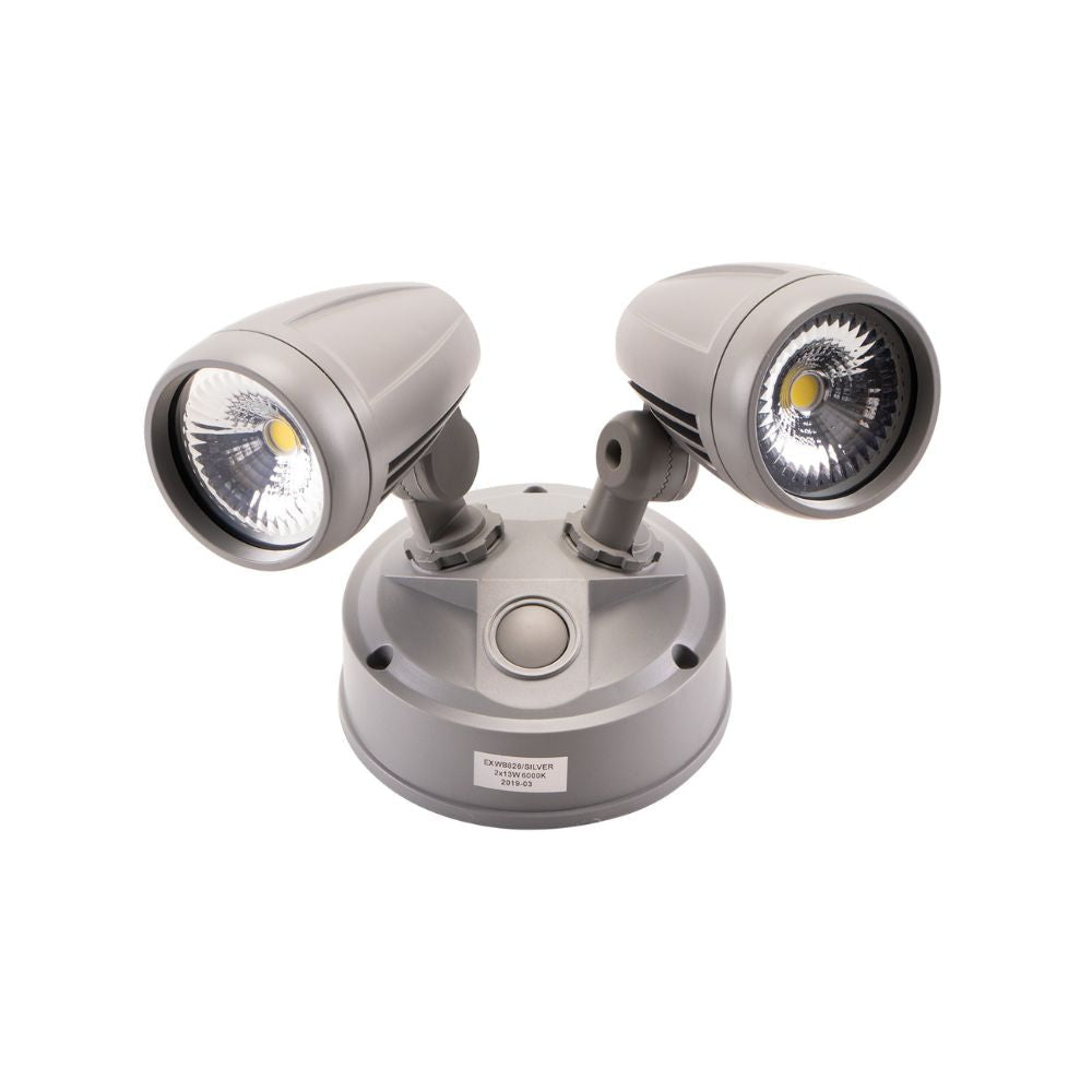 Lummax EXWB826 LED Spotlight - 26W, IP54, Twin Head-Lummax-Ozlighting.com.au