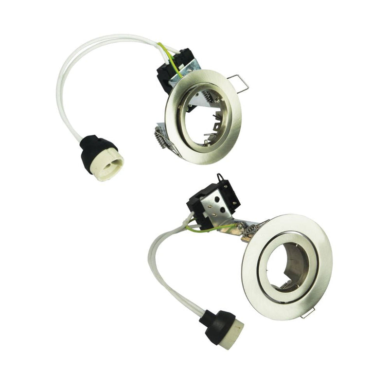 Lummax LED-GU10/DL-70/90/SCH - Fixed and Adjustable Recessed Downlight Frame Trim Only-Lummax-Ozlighting.com.au