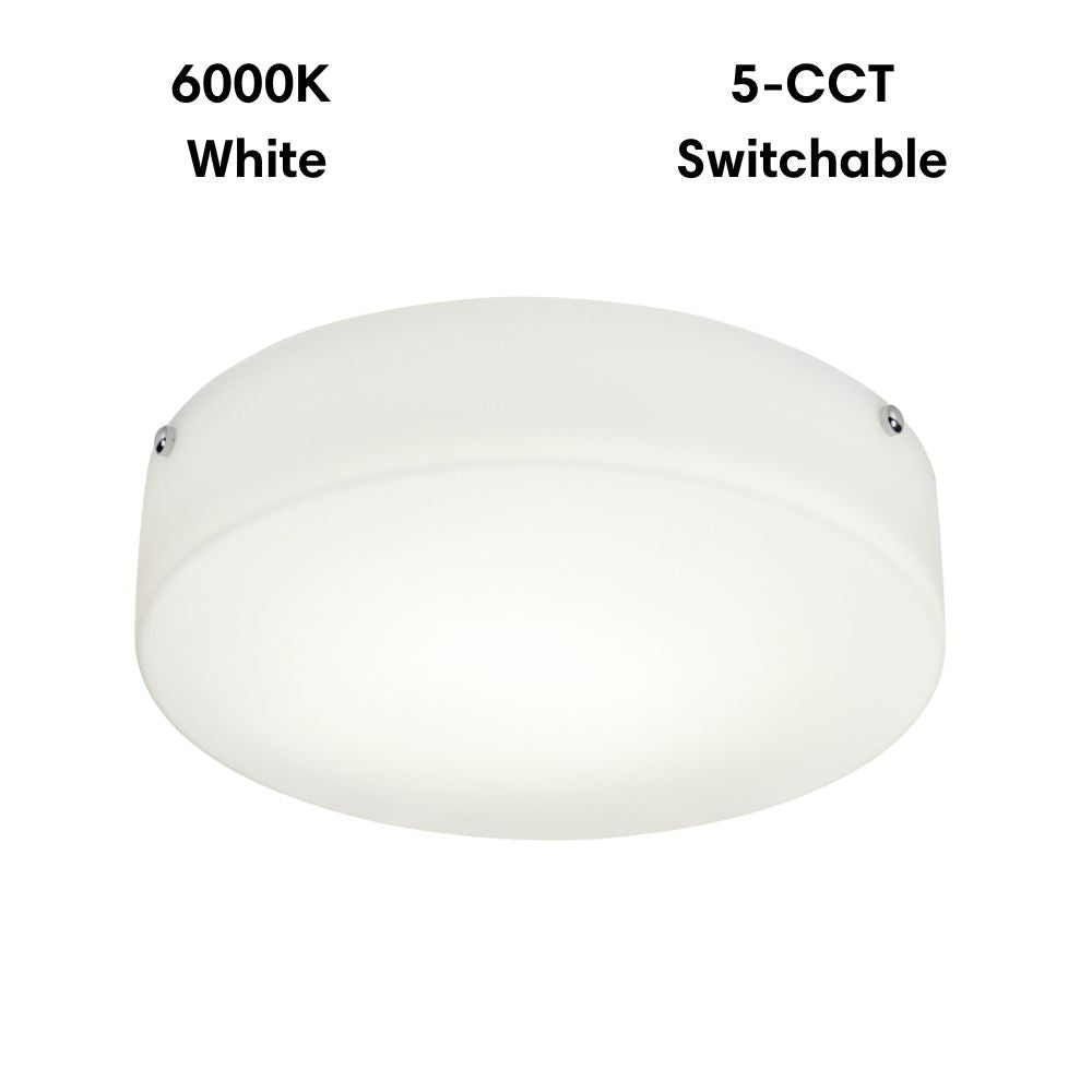Lummax LM-108-40 LED Ceiling Light - 24W, 37cm, 5-CCT, Dimmable, IP20, Round, Opal Glass-Lummax-Ozlighting.com.au