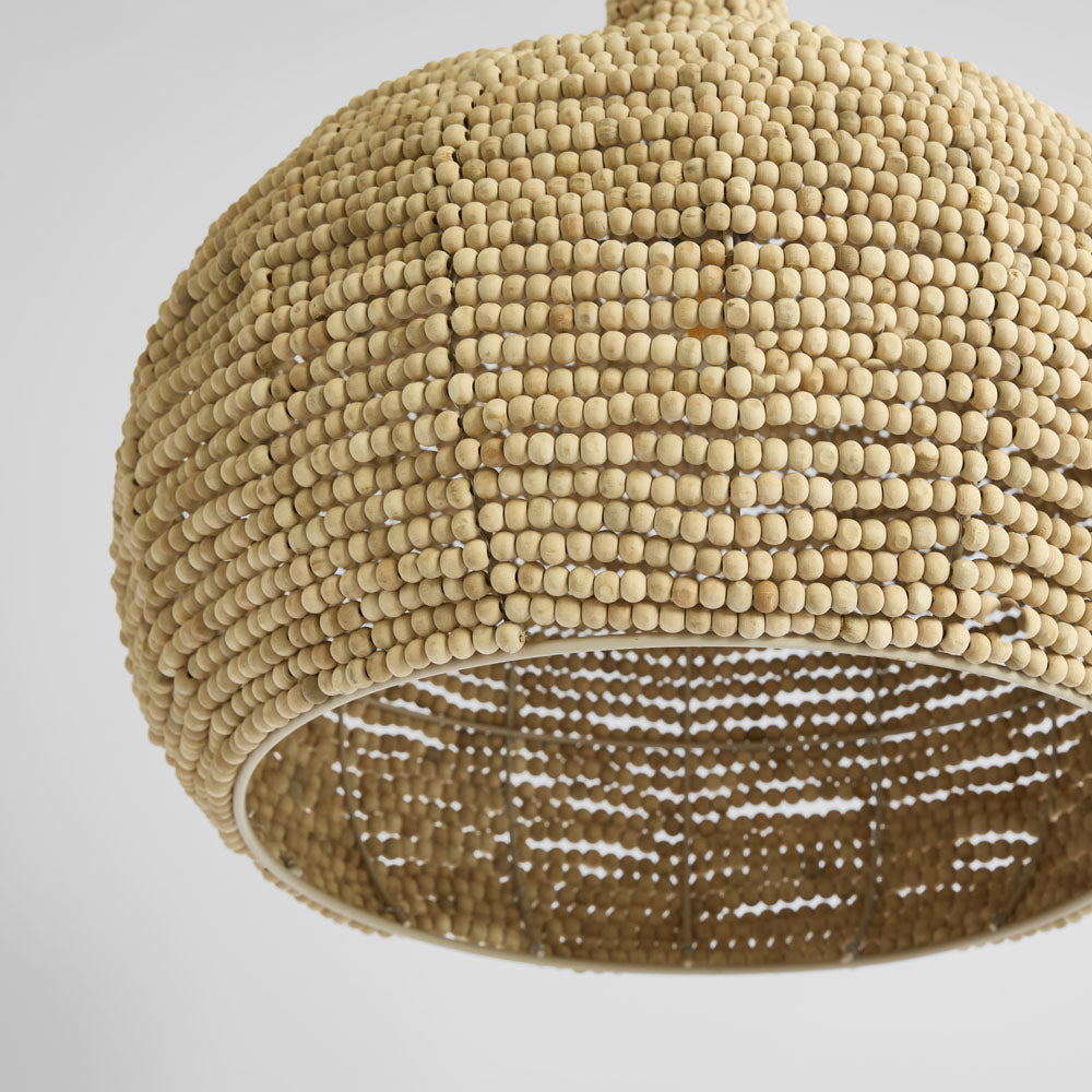 MRD Home BOHO Wooden Bead Pendant Light-MRD HOME-Ozlighting.com.au