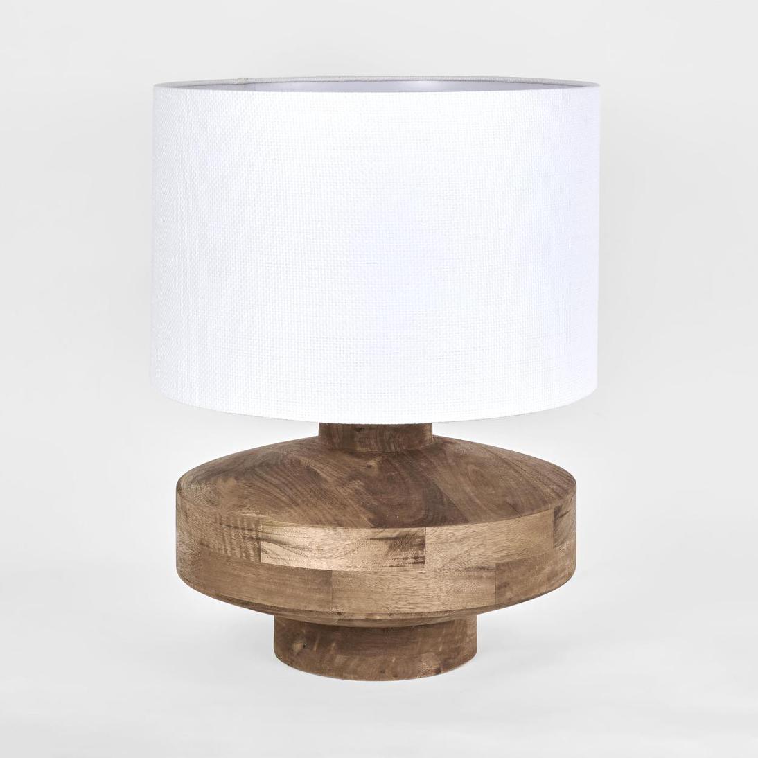 MRD Home CIRCA Timber Table Lamp Large Base Only-MRD HOME-Ozlighting.com.au