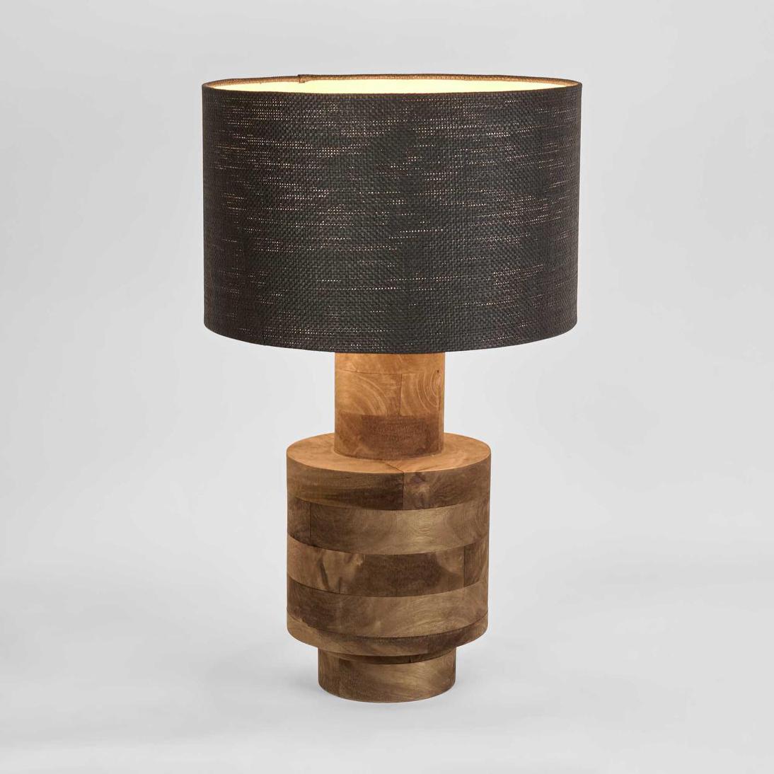 MRD Home CIRCA Timber Table Lamp Small Base Only-MRD HOME-Ozlighting.com.au
