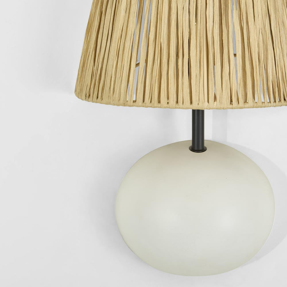 MRD Home COVE Wall Light with Raffia Shade-MRD HOME-Ozlighting.com.au