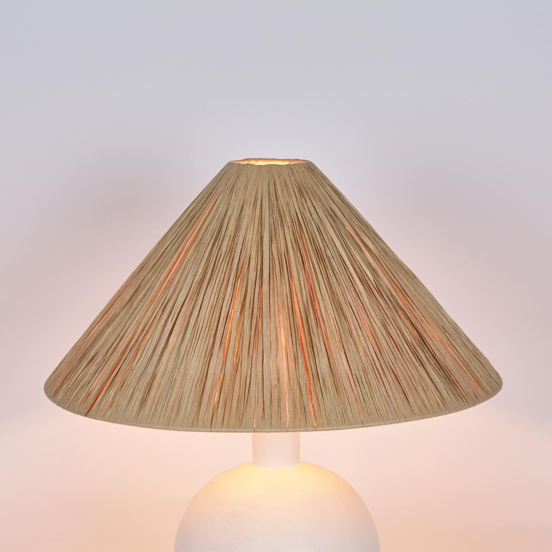 MRD Home ESTA Table Lamp Small White with Raffia Shade-MRD HOME-Ozlighting.com.au