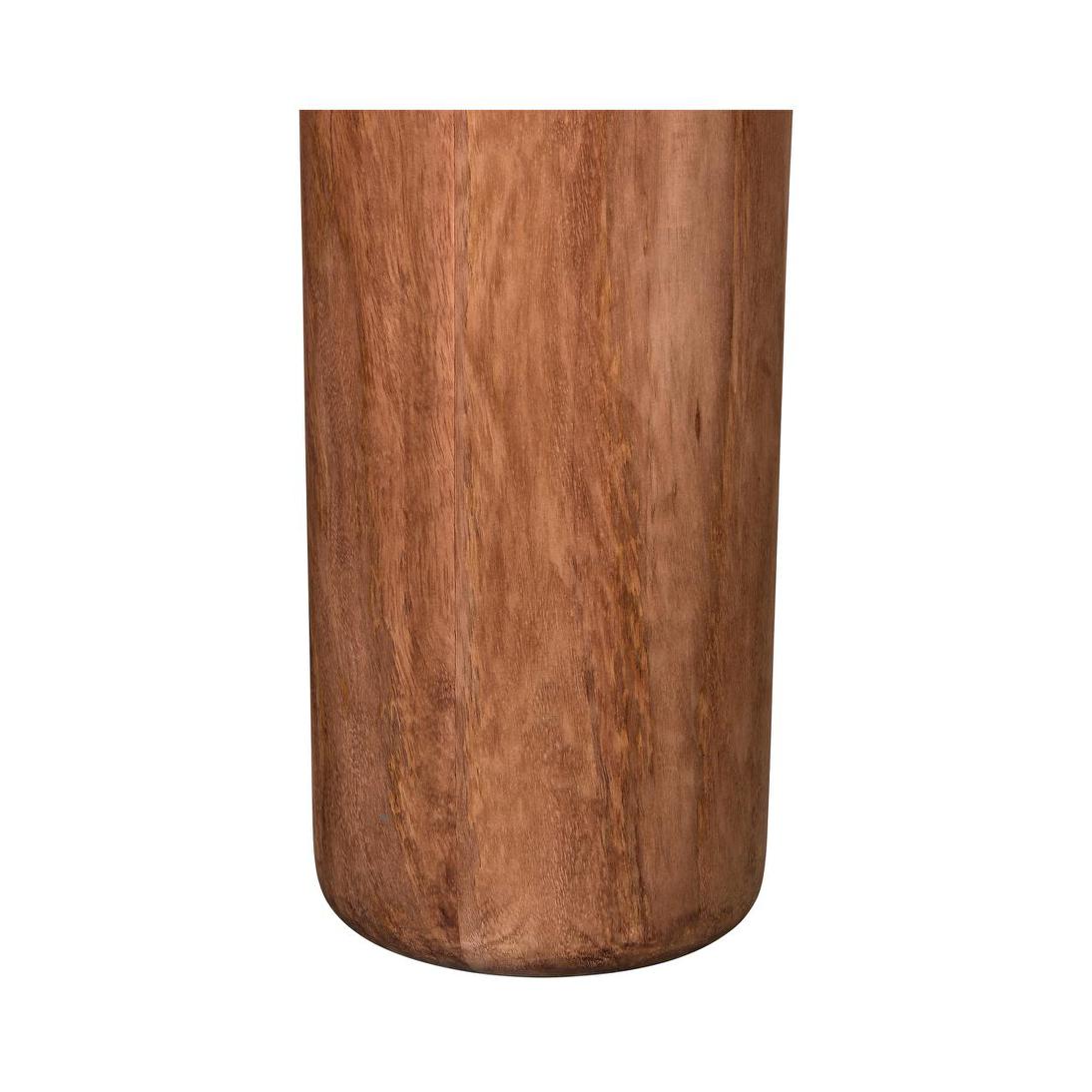 MRD Home FLASK Wood Floor Lamp Base Only Saddle-MRD HOME-Ozlighting.com.au