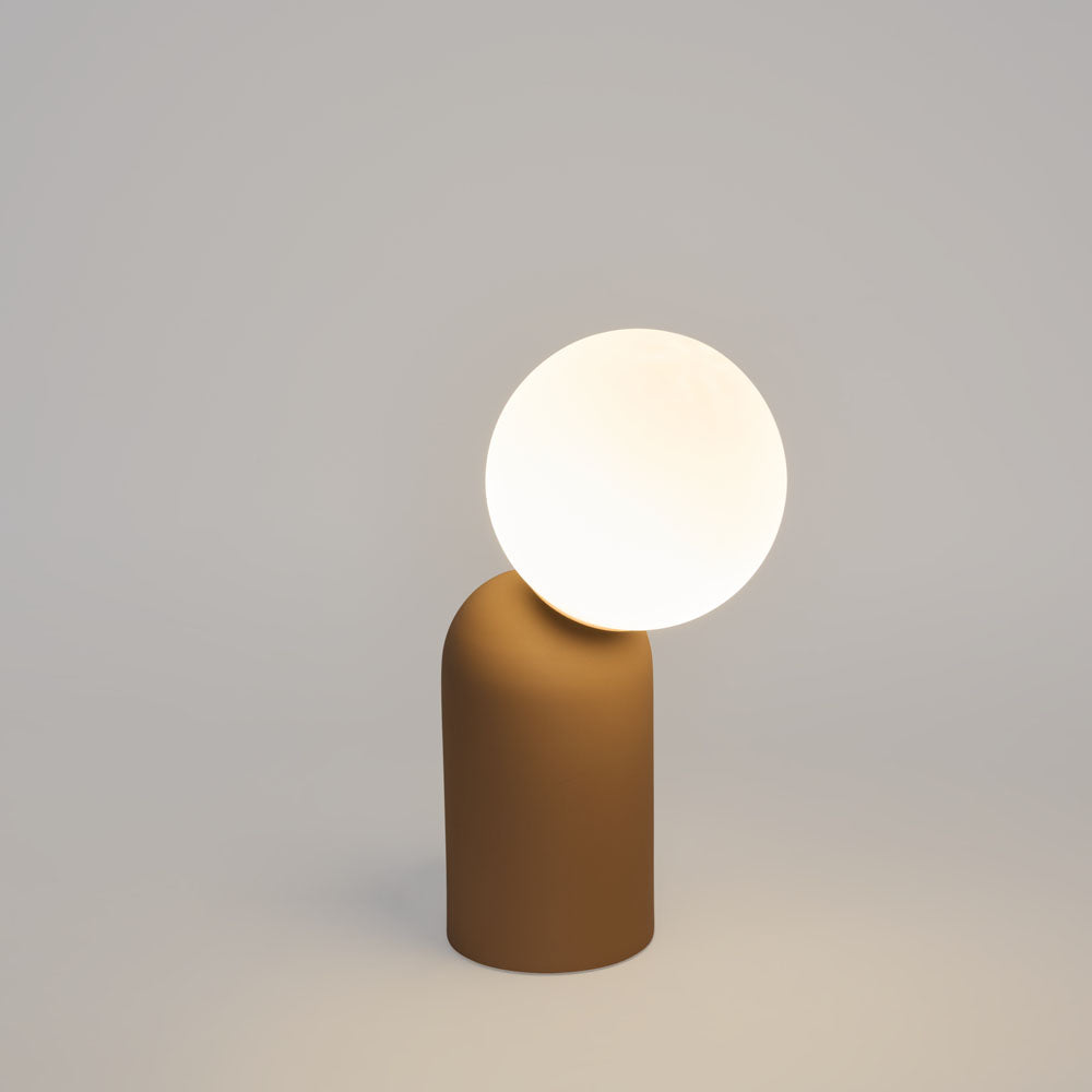 MRD Home LUMEO Metal + Glass Table Lamp Clay-MRD HOME-Ozlighting.com.au