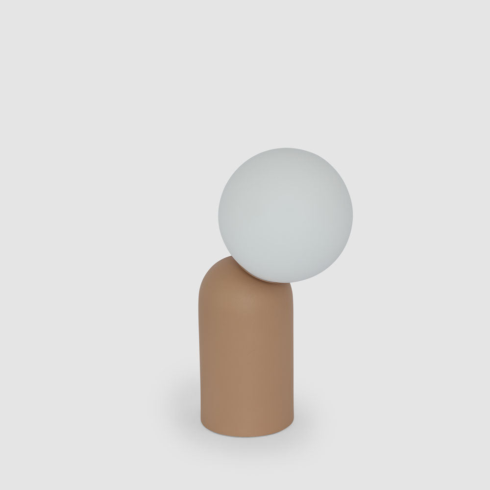MRD Home LUMEO Metal + Glass Table Lamp Clay-MRD HOME-Ozlighting.com.au
