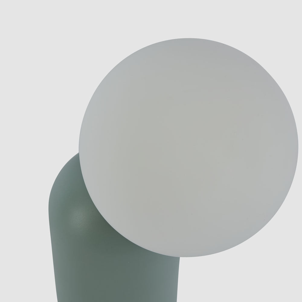 MRD Home LUMEO Metal + Glass Table Lamp Sky Blue-MRD HOME-Ozlighting.com.au