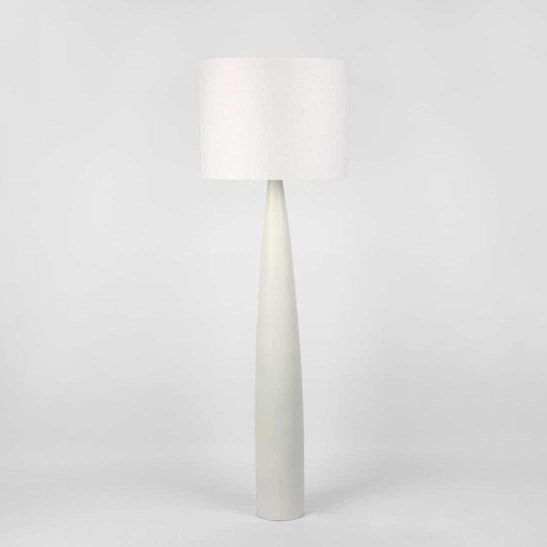 MRD Home SAMSON Floor Lamp - White / White Shade-MRD HOME-Ozlighting.com.au