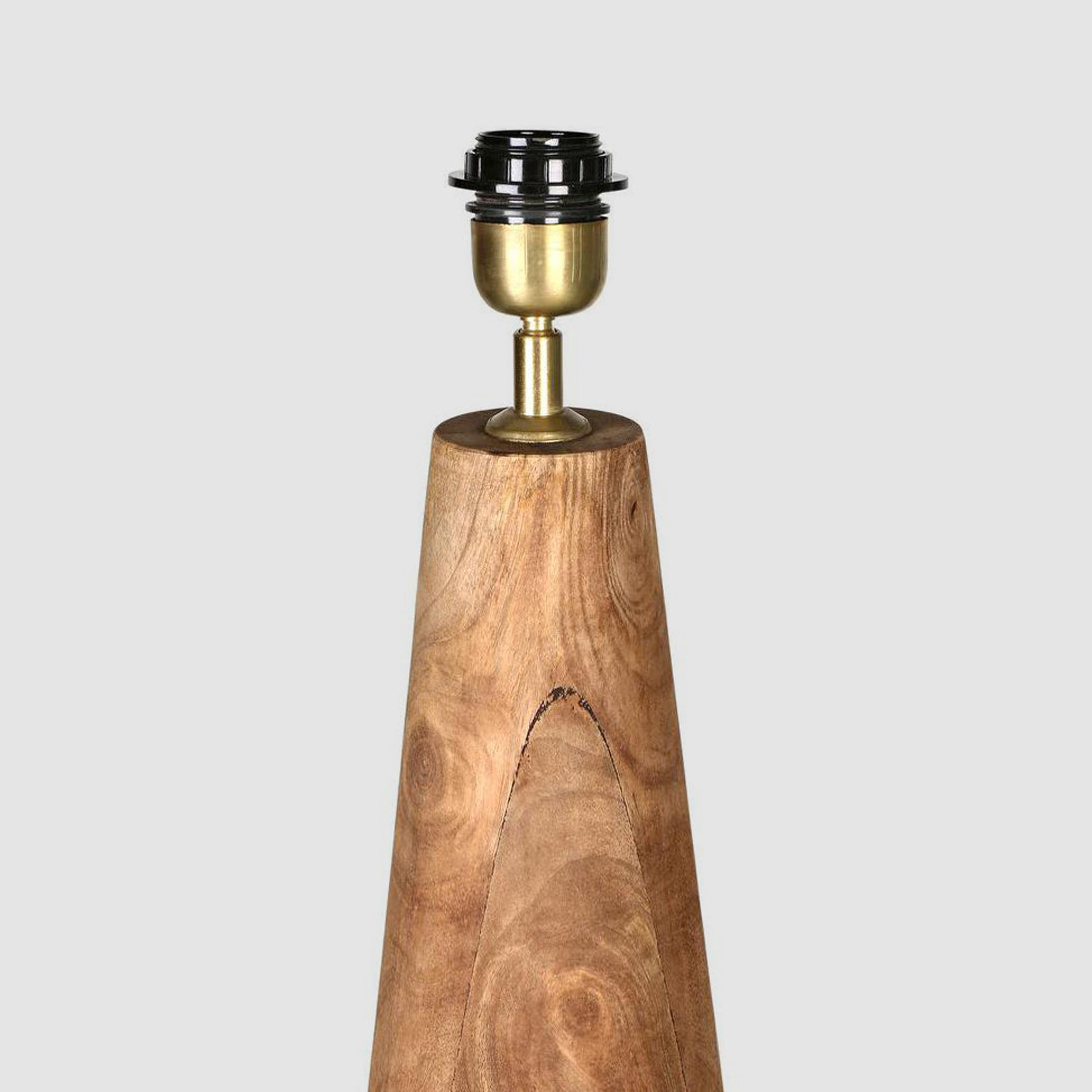 MRD Home SAMSON Wood Floor Lamp Base Only Saddle-MRD HOME-Ozlighting.com.au