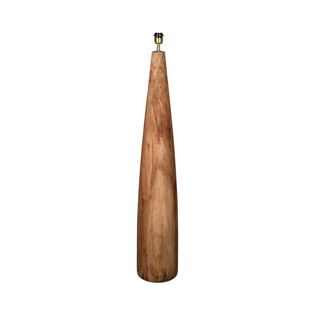 MRD Home SAMSON Wood Floor Lamp Base Only Saddle-MRD HOME-Ozlighting.com.au