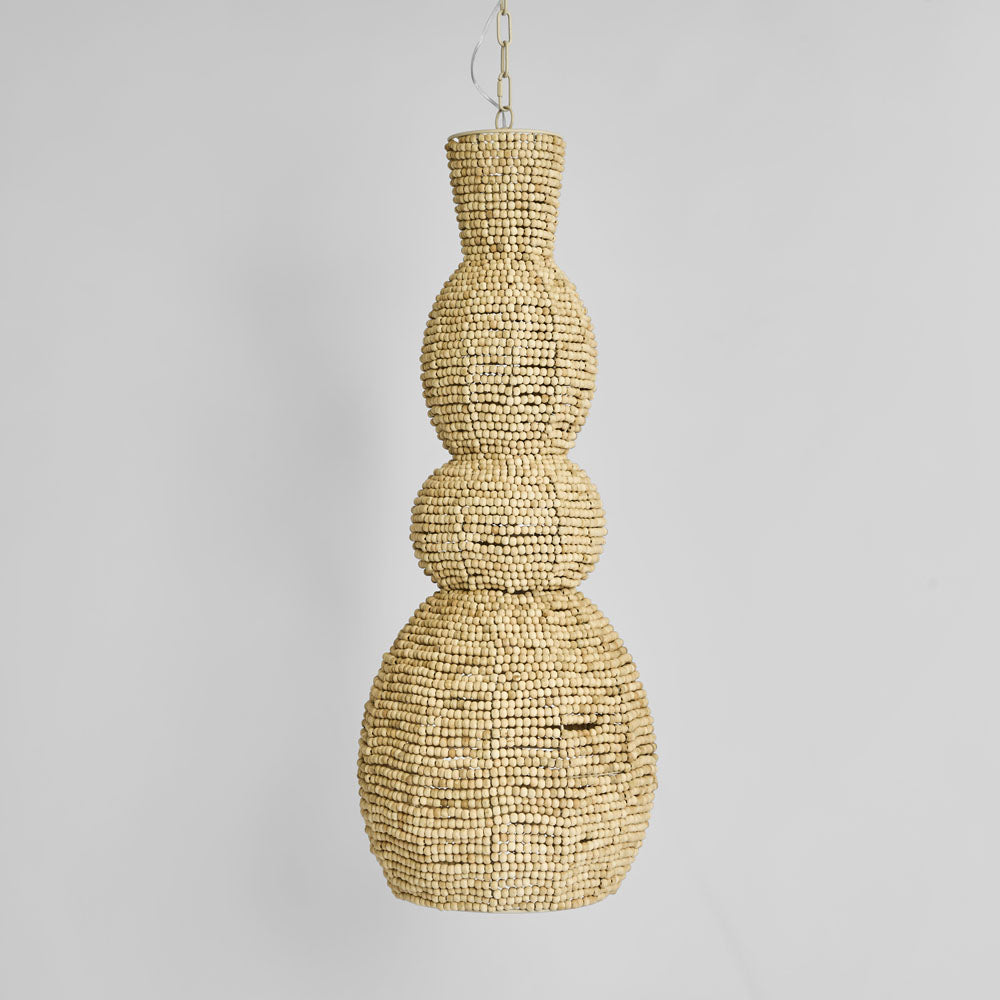 MRD Home TOTEM 2 Wooden Bead Pendant Light-MRD HOME-Ozlighting.com.au
