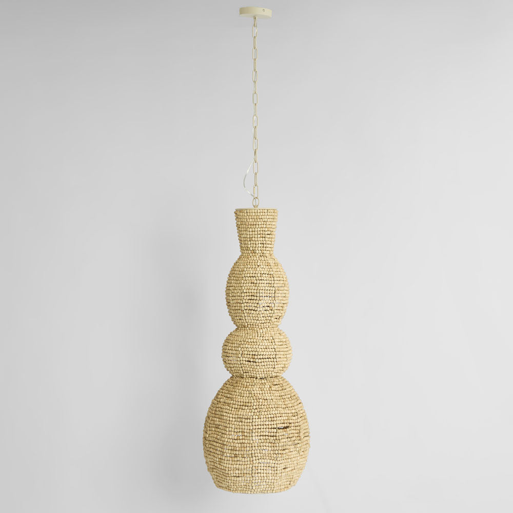 MRD Home TOTEM 2 Wooden Bead Pendant Light-MRD HOME-Ozlighting.com.au