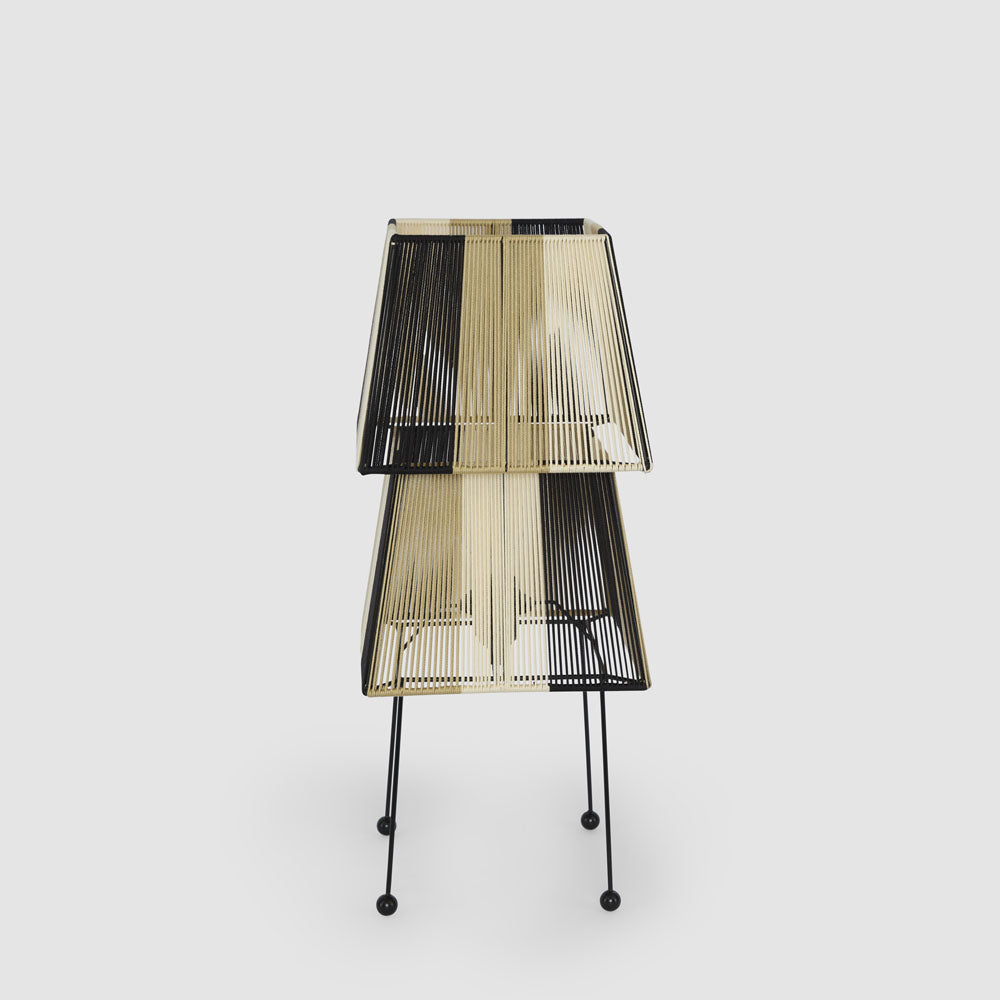 MRD Home WEVARA Layered Woven Table Lamp-MRD HOME-Ozlighting.com.au