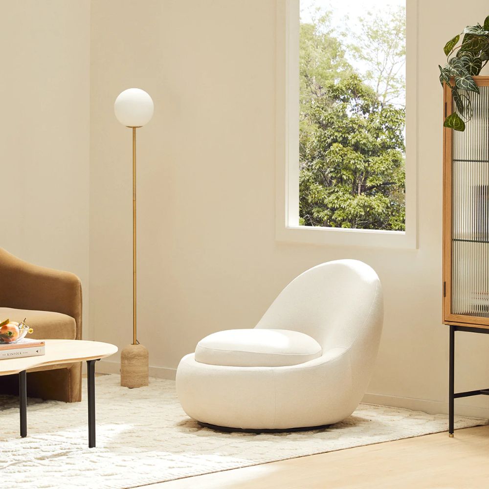 Mayfield SOREN - Travertine Floor Lamp-Mayfield-Ozlighting.com.au